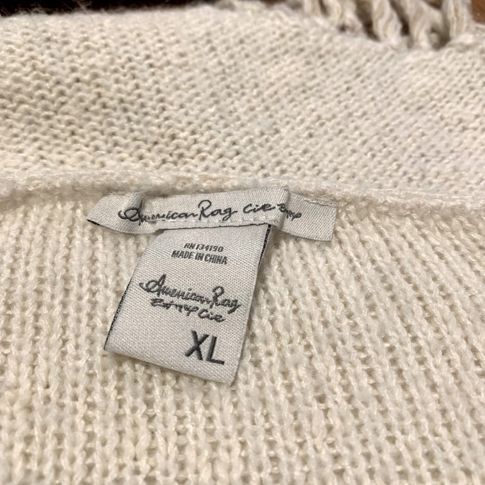 American Rag Fringed Sweater - Picture 4 of 4